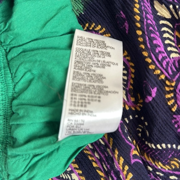 URBAN OUTFITTERS | Culotte Boho Printed Smocked Jumpsuit S - Picture 12 of 12